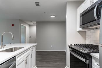 Modern white cabinetry